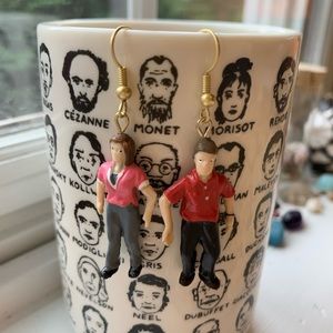 Little Woman & Man earrings